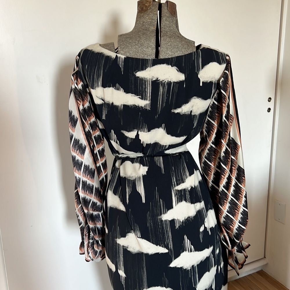 Dries Van Noten side slit and sleeve slit dress - Picture 4 of 8